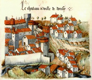 Le château ville de Donzy