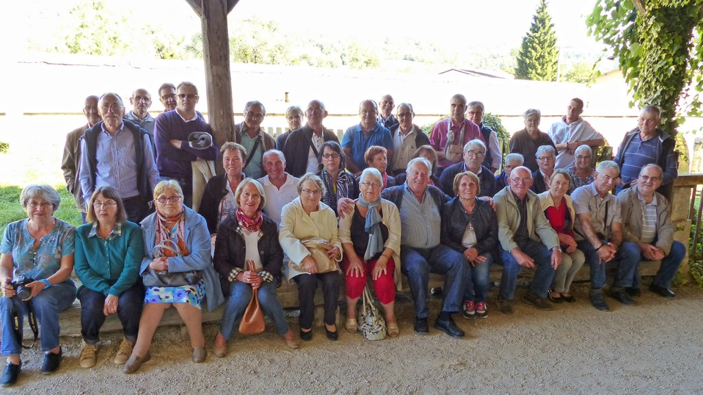 Voyage dans le Jura: photo de groupe.
