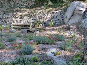 Visite des gens du Pilat, le jardin