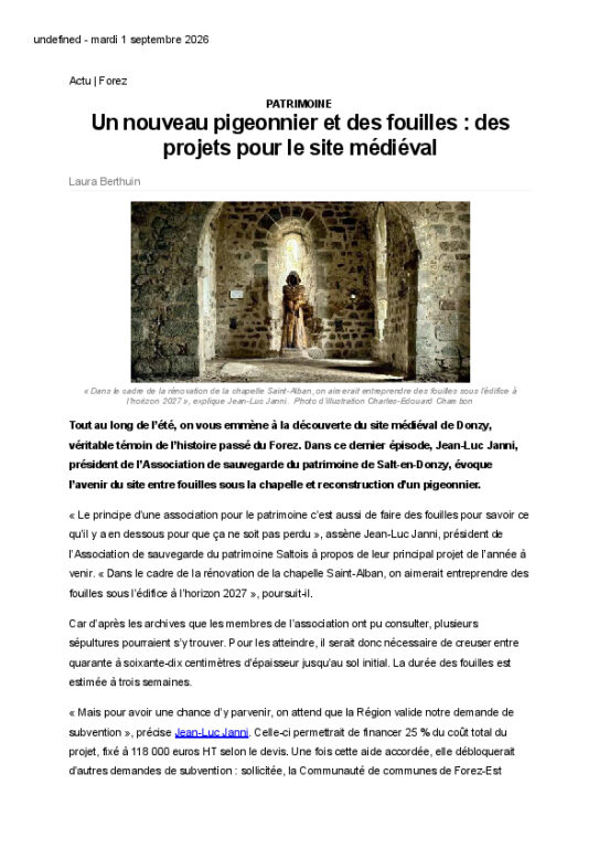 le Progres 20260901onzy 7 p1